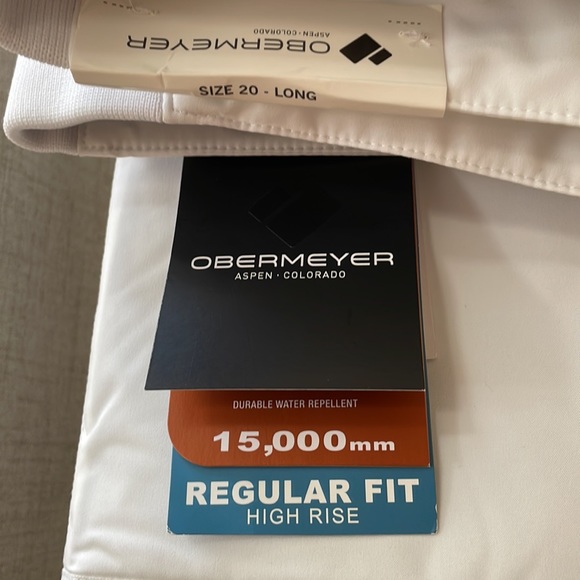 Obermeyer Aspen CO Highrise Sugarbrush Stretch Snow Pants Sz 20L - Picture 2 of 7